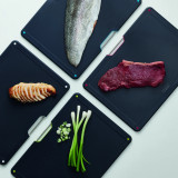 Folio Steel 4-Piece Chopping Board Set - Stainless Steel