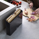 Folio Steel Bamboo 3 Piece Board Set - Black