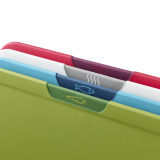 4 Piece Chopping Board Set with Storage Stand by Joseph Joseph