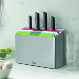 Folio Icon Plus 8 Piece Knife & Board Set by Joseph Joseph