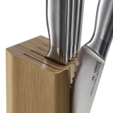 Elevate Steel Knives Bamboo 5 Piece Block by Joseph Joseph