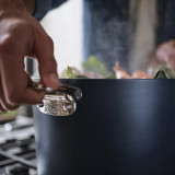 Space 25Cm/8.5qt Non-Stick Induction Stock Pot & Lid by Joseph Joseph