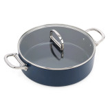 Space 28Cm/5qt Non-Stick Induction Shallow Casserole & Lid by Joseph Joseph