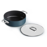 Space 28Cm/5qt Non-Stick Induction Shallow Casserole & Lid by Joseph Joseph
