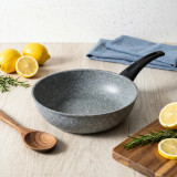 Dura Induction Deep Frying Pan 32cm by Flonal Cookware