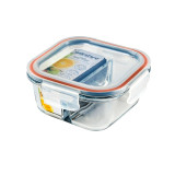 Square Glass Container with 2 Dividers 500ml by Wiltshire