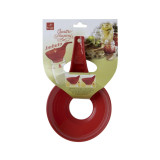 Quattro Stagioni Funnel Red (12 Pk) by Bormioli Rocco