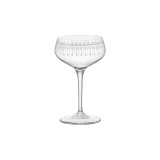 Bartender  Art Deco' Cocktail Glass 250ml (6 Pk) by Bormioli Rocco