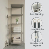 Indoor Outdoor Broom & Dustpan Set by White Magic