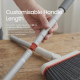 Indoor Outdoor Broom & Dustpan Set by White Magic