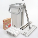 Flat Mop & Bucket Set by White Magic