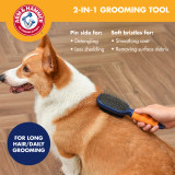 Simply Calm Pin/Bristle Duo Brush (Sweet Lily & Vanilla) by Arm & Hammer