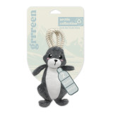 Arctic Hare Plush Dog Toy Small by Grrreen