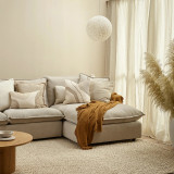 Amber Cushion by Ollo - Ivory 35 x 50cm