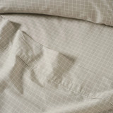 Volley Check Sheet Set by Linen House