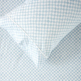 Wavy Check Fitted Sheet Set by Squiggles