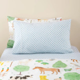 Wavy Check Fitted Sheet Set by Squiggles