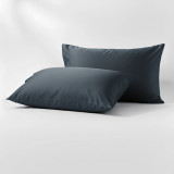 400TC Egyptian Cotton Fitted Sheet Set - Steel Blue