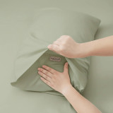 400TC Egyptian Cotton Fitted Sheet Set - Basil