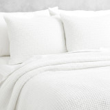 Boronia Waffle Comforter Set by Cloud Linen - Ivory