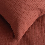 Trellis Jacquard Brick Duvet Cover Set by Bambury