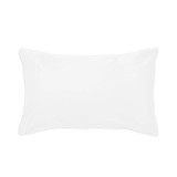 Panama Jacquard Pillowcase Back - White