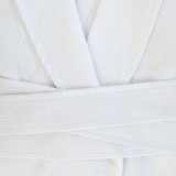 Commercial Waffle Robe White by Bambury