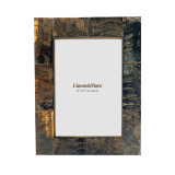 Shades Of Earth Genuine Horn Frame by Linen & More - 5X7"