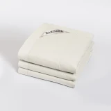 Luxury Espresso Feather Blanket/Coverlet by Baksana - Alabaster