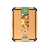 Eco Basics Carving Board with Juice Groove - Medium - Natural