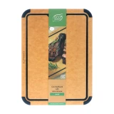 Eco Basics Carving Board with Juice Groove - Large - Natural