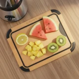 Eco Basics Carving Board with Juice Groove - Small - Natural