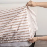 Organic Cotton Patterned Sheet Set - Oxford