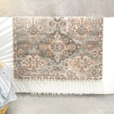 Vintage Handwoven Bath Rug - Amritsar