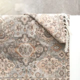 Vintage Handwoven Bath Rug - Amritsar
