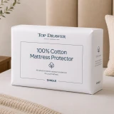 100% Cotton Mattress Protector By Top Drawer - Single