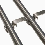 Wilson Double Bracket for 25mm Rod by Zaab - Silver