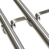 Wilson Double Bracket for 25mm Rod by Zaab - Silver