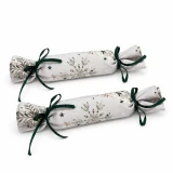 Yuletide Tea Towel Cracker by MM Linen