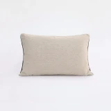 Front of Linea Cushion by MM Linen - 60 x 40cm - Natural