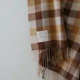 Caldwell Merino Lambswool Throw by Weave -  Autumn