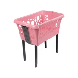 Laundry Basket On Legs by White Magic - 50L