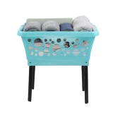 Laundry Basket On Legs by White Magic - 50L