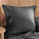 European Pillowcase - Charcoal