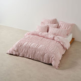 Layla Duvet Cover Set By Linen House - Peony