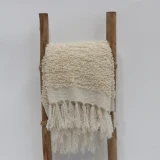 Throw Jumbo Boucle by Le Forge - Ivory - 130x170cm