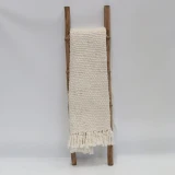 Throw Thick Uni by Le Forge - Ivory - 130x170cm