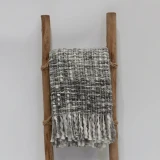 Throw Thick Thin by Le Forge - Blue/Grey - 130x170cm