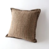 Handloom Cushion by Le Forge - Coffee - 50x50cm