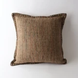 Handloom Cushion by Le Forge - Coffee - 50x50cm